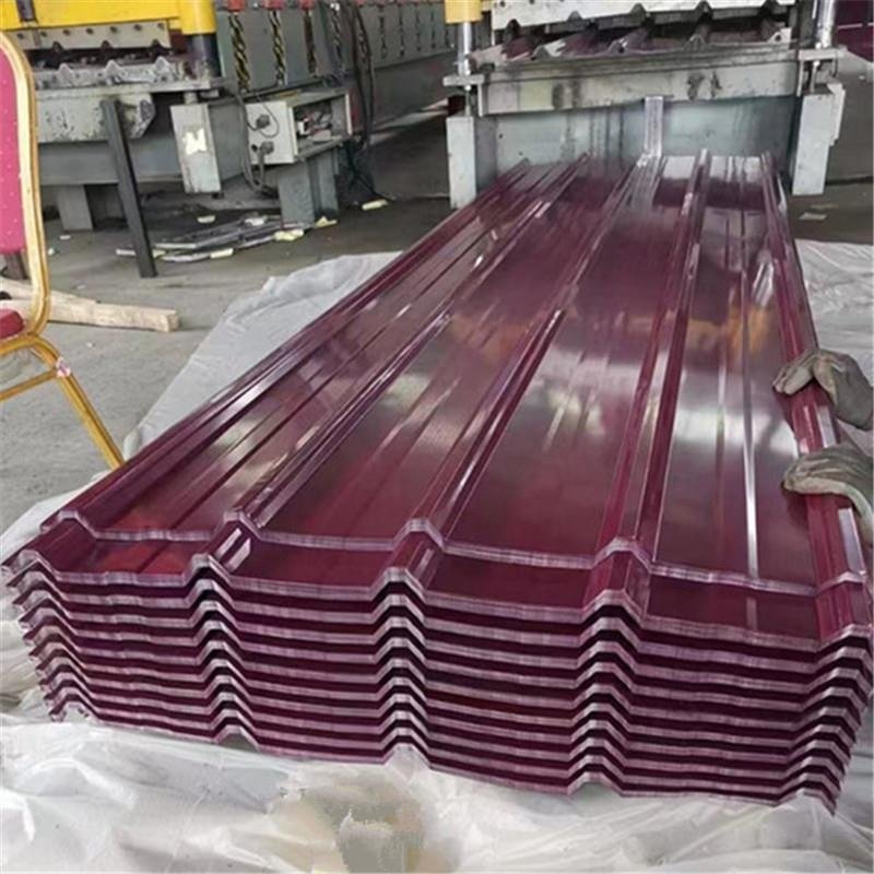 Hot Rolled Color Galvanized Steel Coil Metal Coated Roof Roofing Board Corrugated Board 0.35mm Thick Color Coated