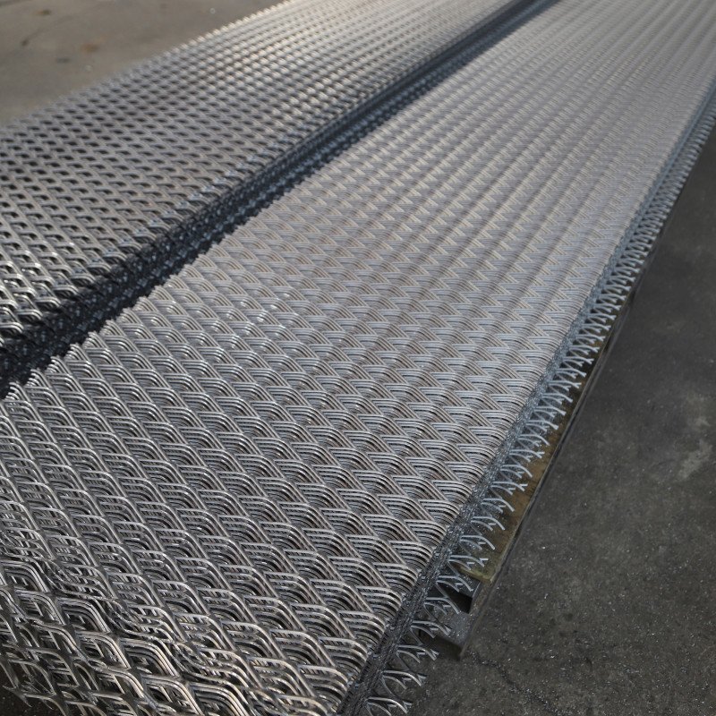4mm Thickness Low Carbon Steel Expanded Metal Plate Mesh For Animal