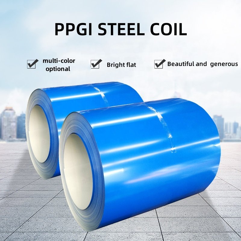 ral9012 hot dipped prepainted galvanized ppgl steel coils ppgi color coated for roofing tile sheet