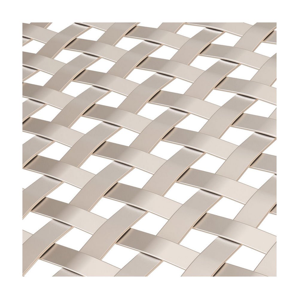 3mm Spring Coated Steel Gold Wire Mesh Sheets 20x20x1.5mm Fence Decorative Diamond Brass Wire 18 Mesh