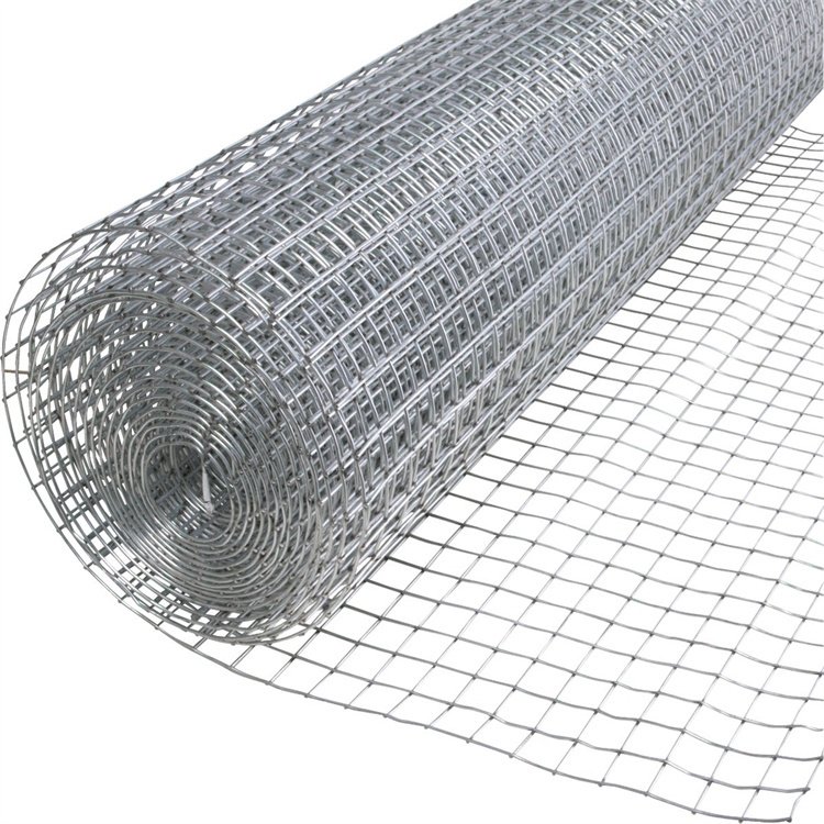 SS304 316 Oxidation Resistance stainless steel welded wire mesh Square Chicken Cage Welded Steel Wire Mesh Roll