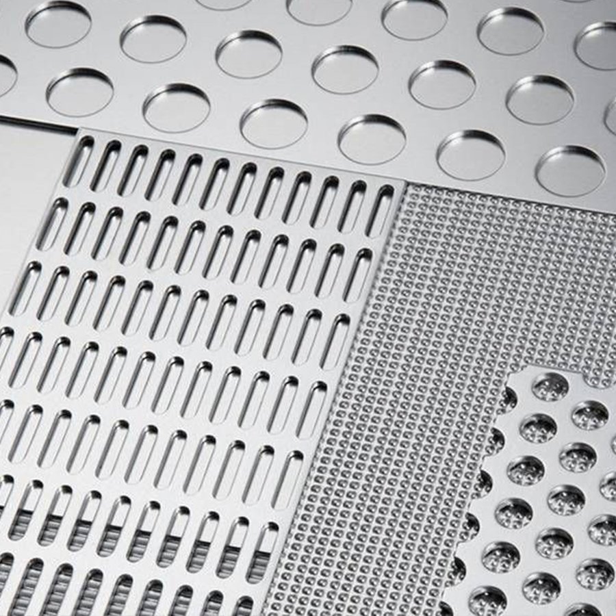 304 316L Stainless Steel Aluminum Ceiling Perforated Metal Mesh Filter outside Decorative Hole Shape Steel Wire Genre