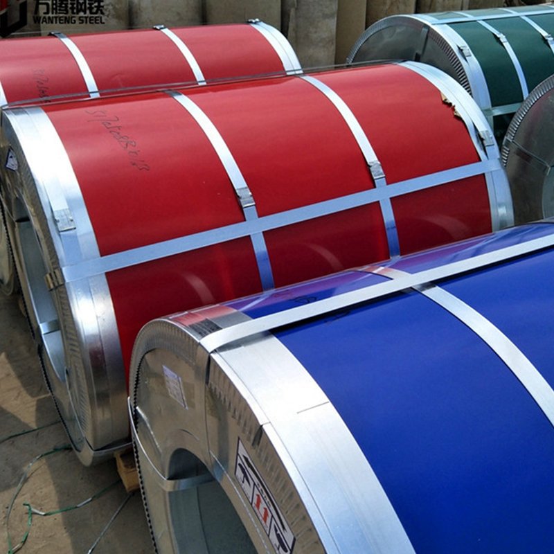 Factory Direct Sales PPGL Color Coated Galvanized Steel Coil Ral PPGI Prepainted Coils