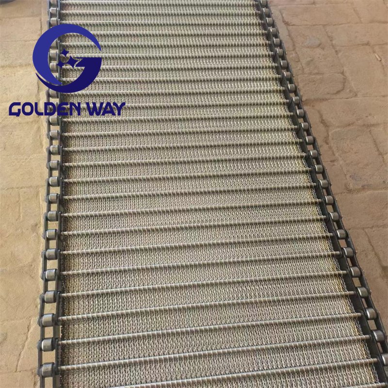 Food Grade stainless steel wire mesh belt conveyor for oven belt