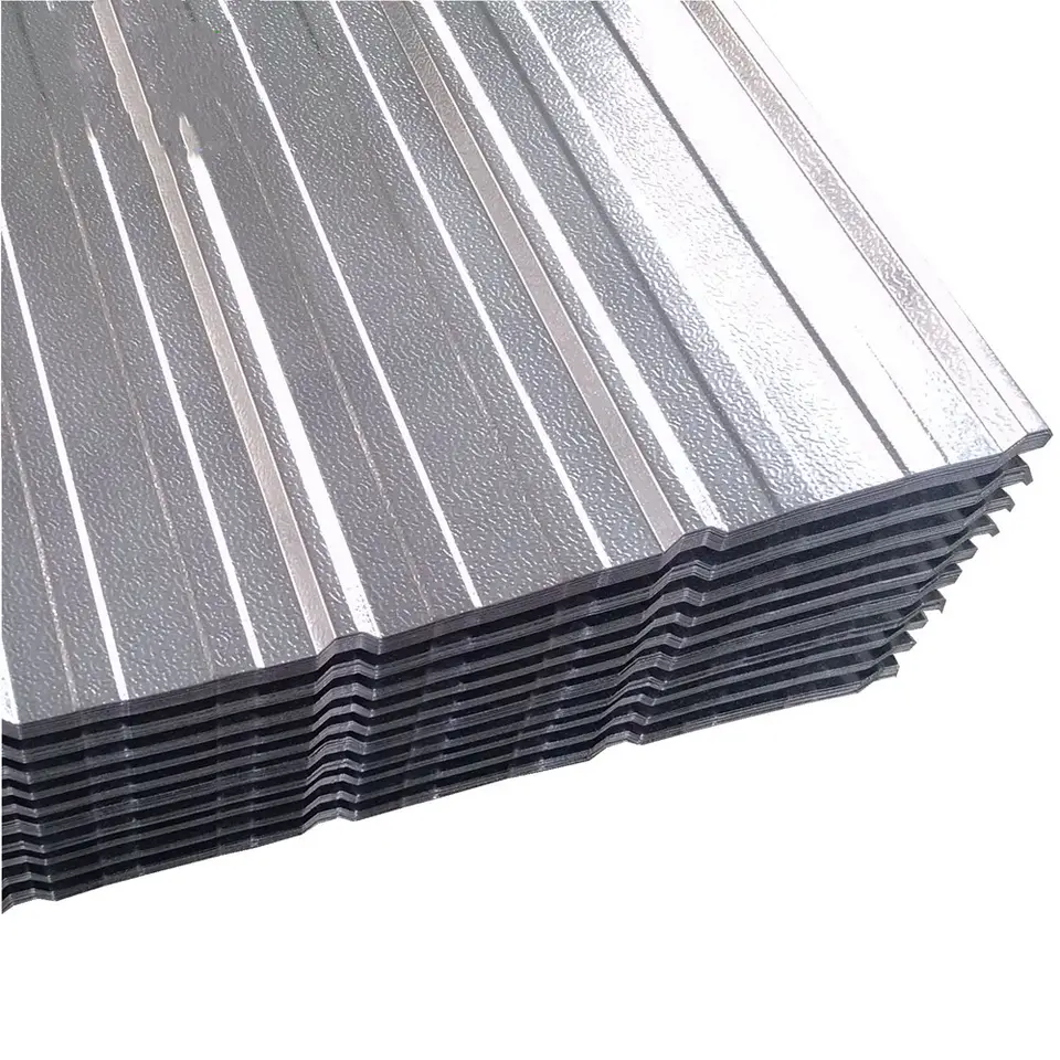 Wholesale corrugated metal galvanized steel 0.12*610mm roofing sheet