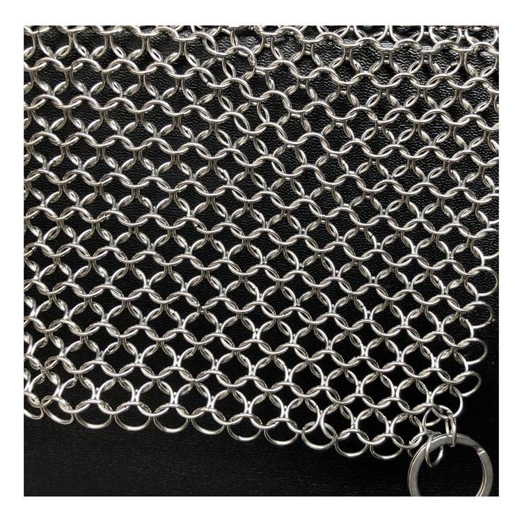 Stainless steel Chainmail Ring Mesh Ring Curtains Metal Mesh For Decorative