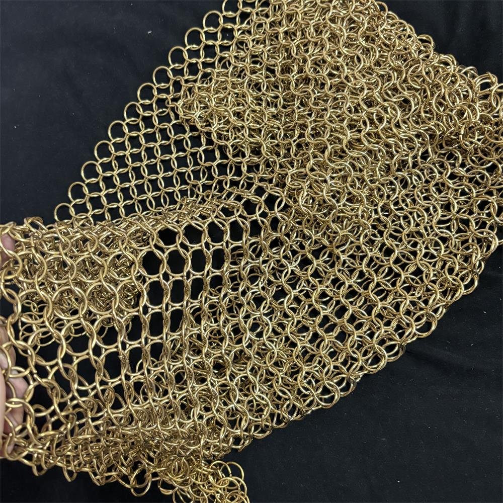 Stainless steel Chainmail Ring Mesh Ring Curtains Metal Mesh For Decorative