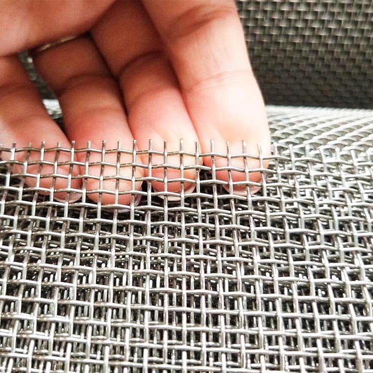 Wholesale Galvanized Plain Woven Wire Mesh 2 4 6 8 Mesh Stainless Steel Square Wire Mesh for Filter