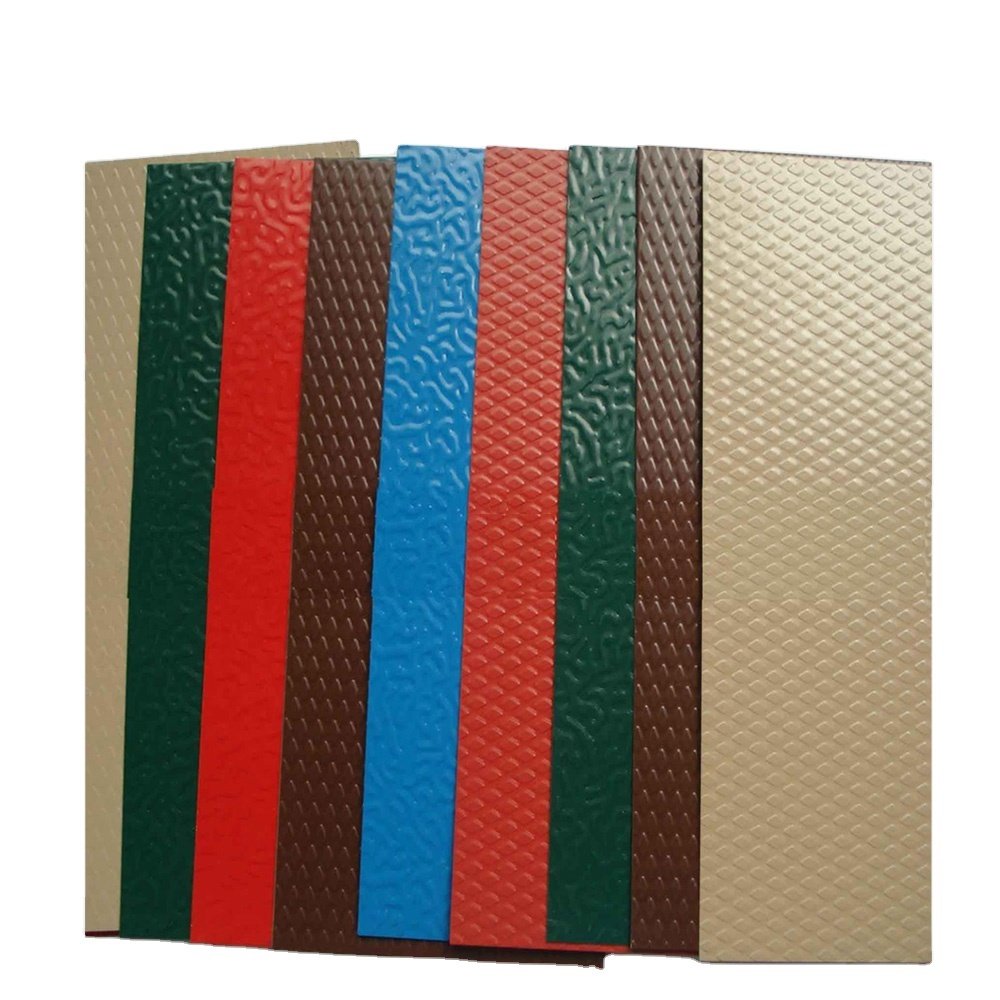 PPGI Deep Embossed Prepainted Galvanized Steel and Kinds of pattern color coated steel coil sheet