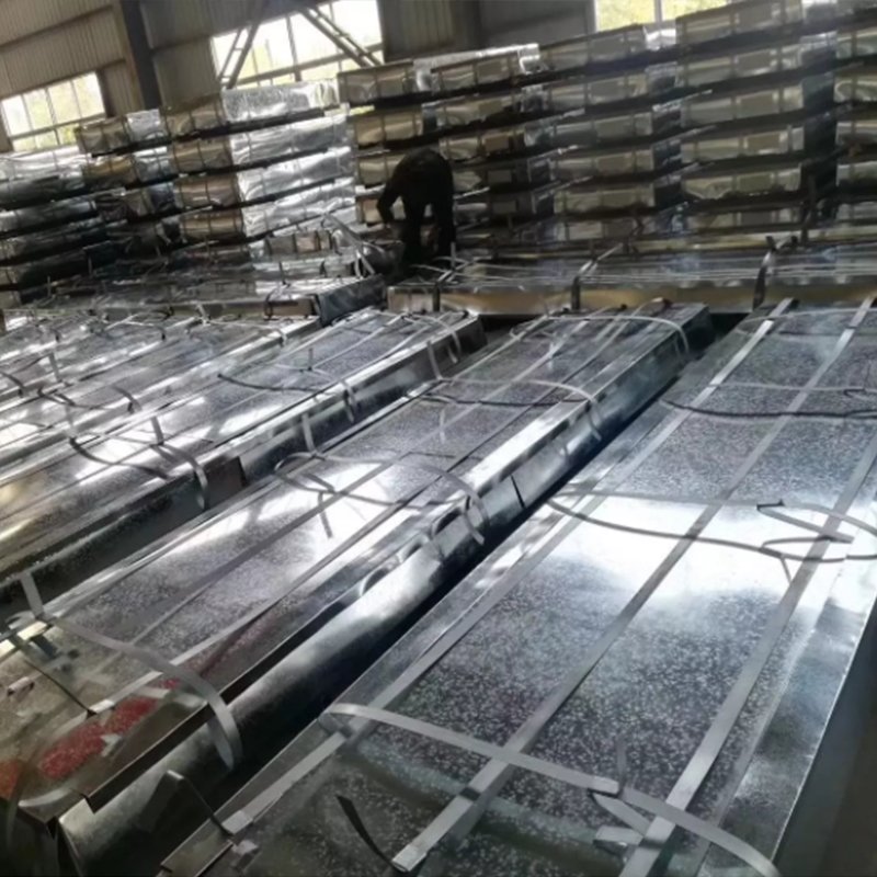 Mid Hard S235 Sheet Plate Dx51d Z275 Zinc Galvanized Steel 4x8 Flat Iron Metal Customized Dx53d Z150 24 Gauge 0.6mm