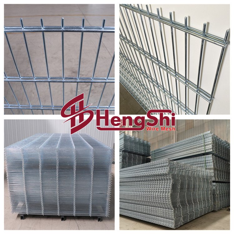8ft x 4ft Galvanized Welded Wire Mesh Panel PVC Coated Welded Wire Fence Panel Steel Wire with Square Hole Shape for Industrial