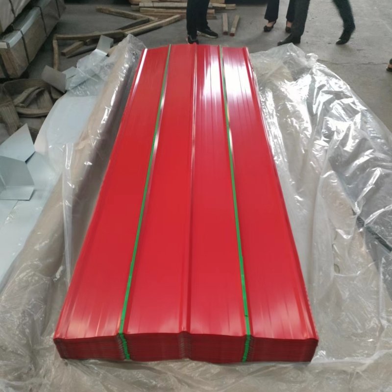 Dx52D SGCC Galvalume Roofing Tiles Corrugated Prepainted Metal Plate Gray Color Roofing Sheets