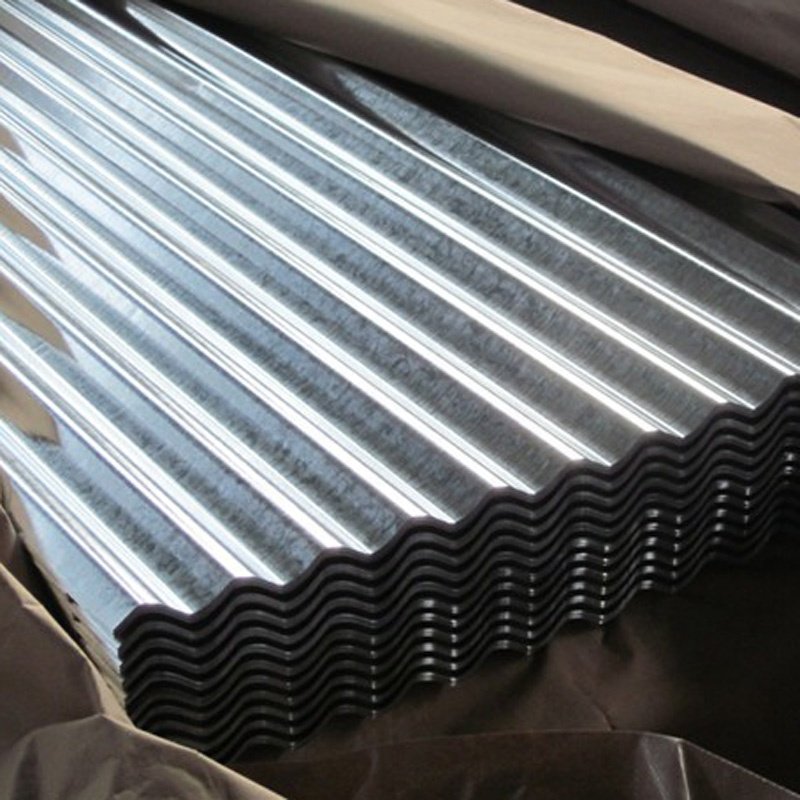Long Span 6 Meter Aluminum Corrugated Galvanized Roofing Metal Sheets