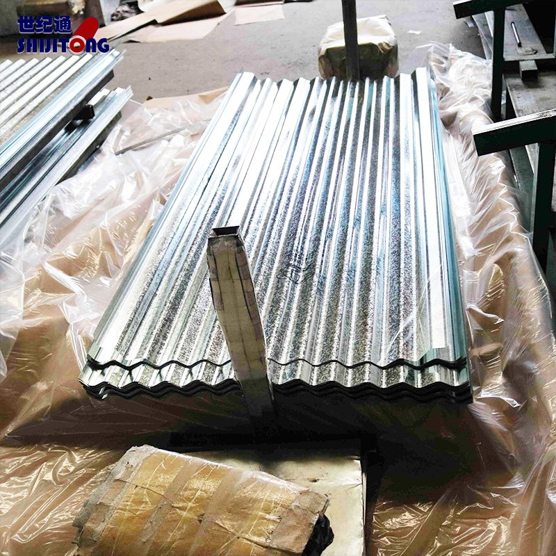 22 28 16 Gauge Steel Sheet Iron Roofing Gi Corrugated Metal Coated Galvanized Roof High-Strength Steel Plate