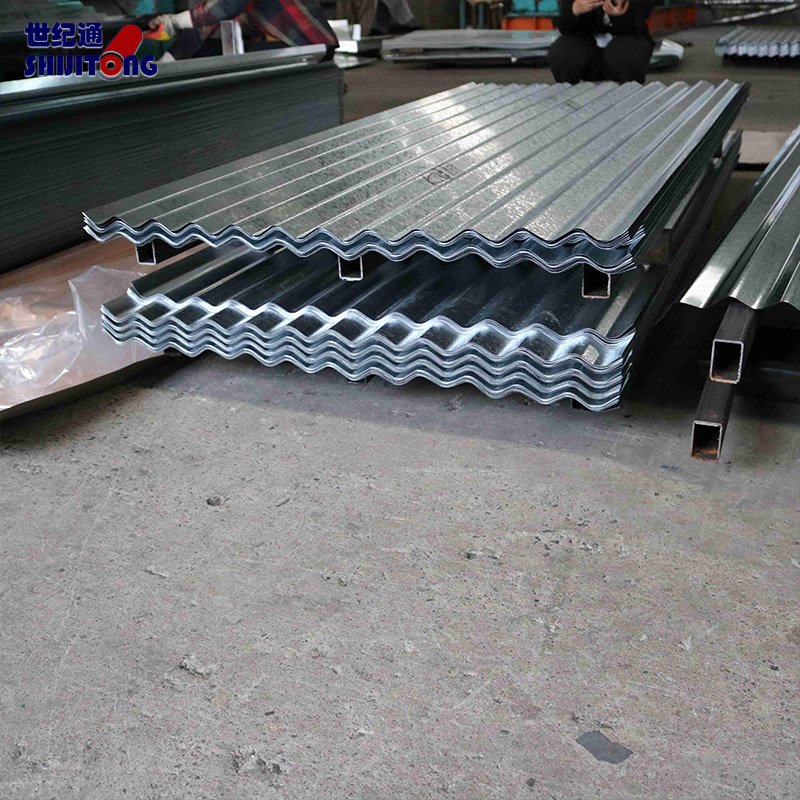 22 28 16 Gauge Steel Sheet Iron Roofing Gi Corrugated Metal Coated Galvanized Roof High-Strength Steel Plate