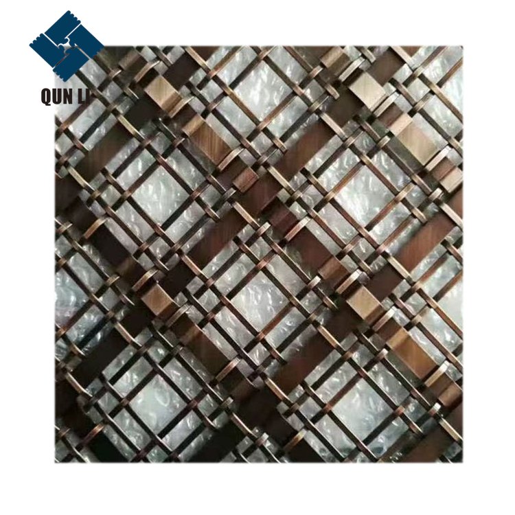 Decoration Woven Stainless Steel Wire Mesh For Architecture Building