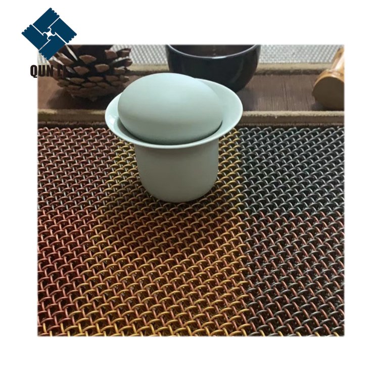 Decoration Woven Stainless Steel Wire Mesh For Architecture Building