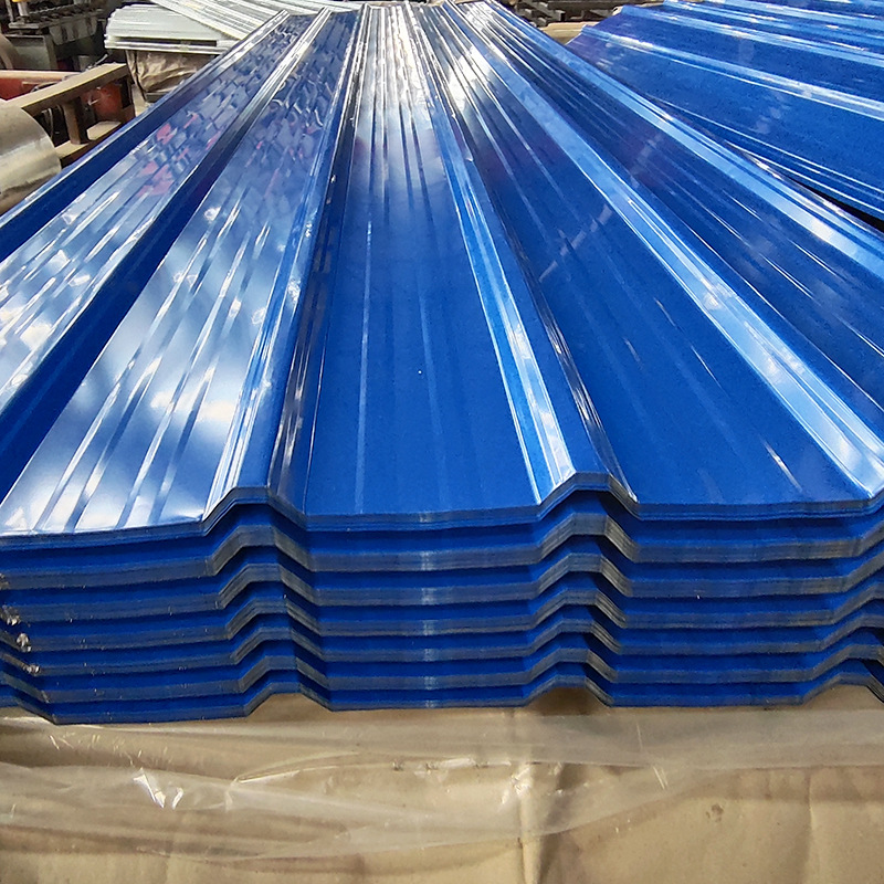 Corrugated Steel Roofing Sheet 26 Gauge 4ft X 8ft Sheets Corrugated Galvanized Steel Sheet Metal Roof Tiles Wall