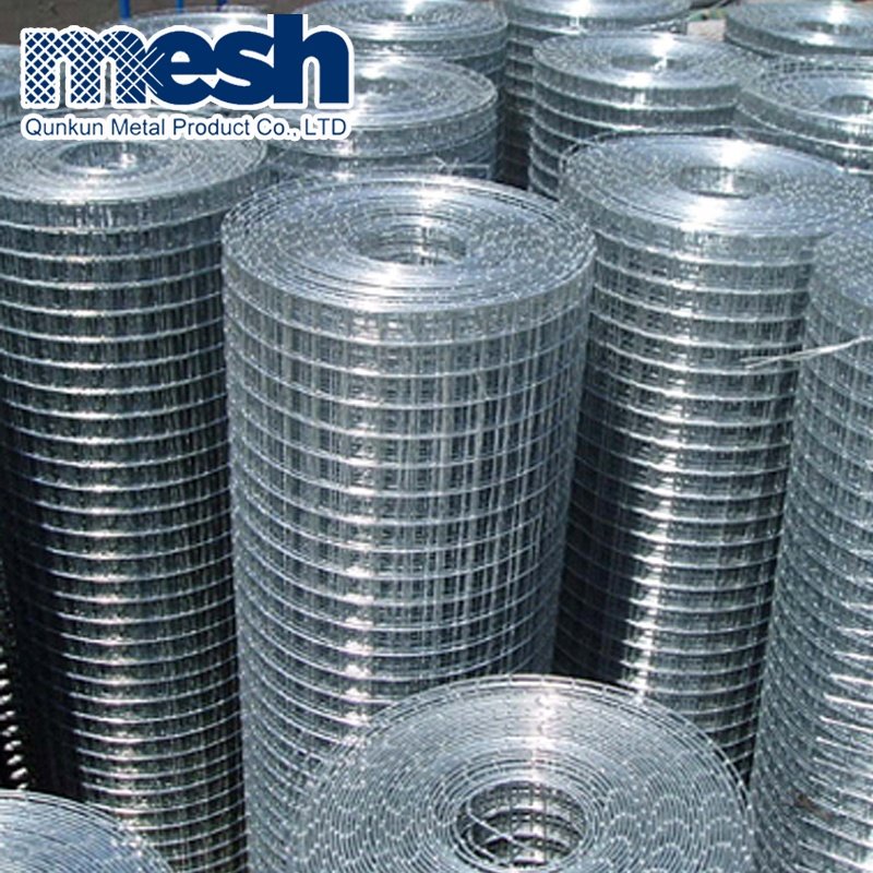 stainless steel welded iron wire mesh galvanized 8 gauge 10 gauge 25mm*25mm hot dipping welded wire mesh