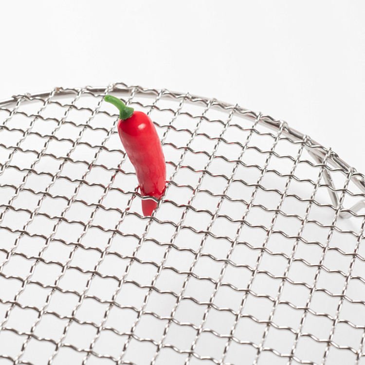 Wholesale Custom Non-stick Wire Basket Stainless Steel Barbecue Grill Wire Mesh For Roasting Meat
