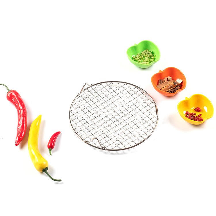 Wholesale Custom Non-stick Wire Basket Stainless Steel Barbecue Grill Wire Mesh For Roasting Meat