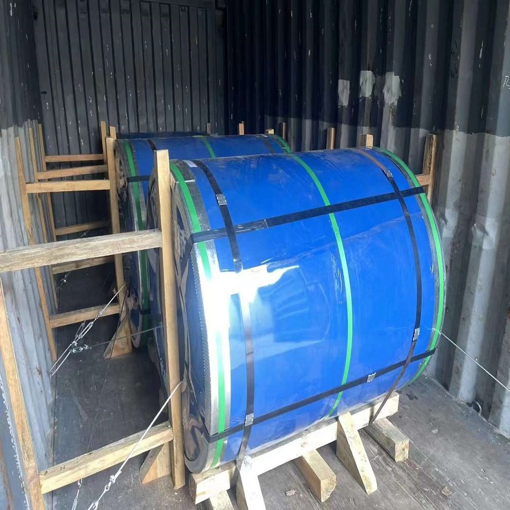 Super Quality 0.6mm thick Dx51d AZ150 prepainted gi steel coil / ppgi/ color coated for roofing sheet