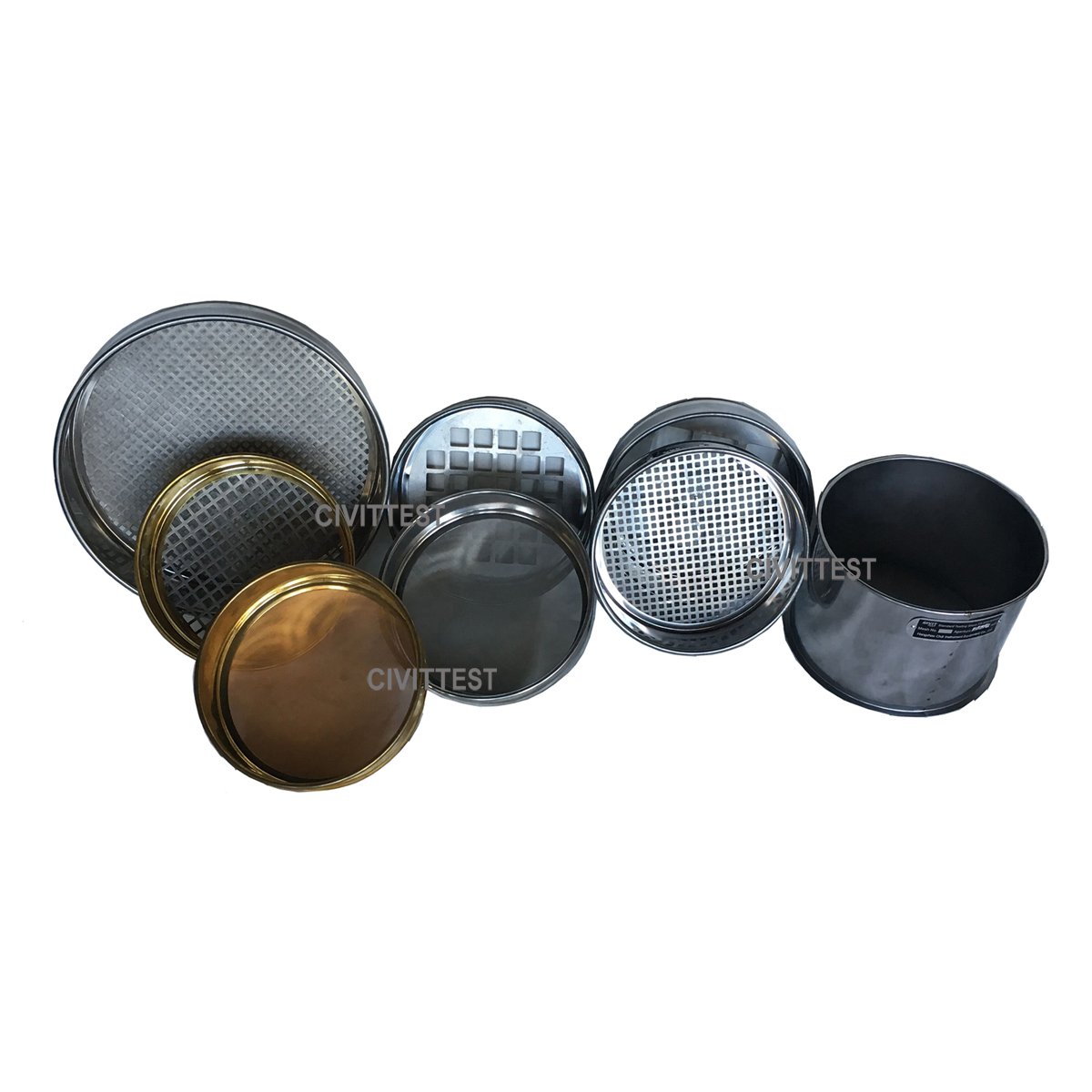 High quality ASTM BS soil stainless steel laboratory powder tamis filter sieving tamiz Particle size analysis mesh sieve