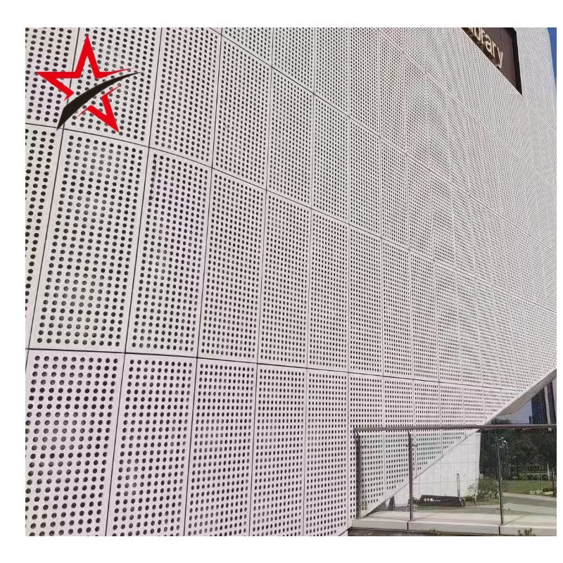 Q235 Stainless Steel Aluminum Ceiling Perforated Metal Mesh Filter outside Decorative Hole Shape Steel Wire Genre