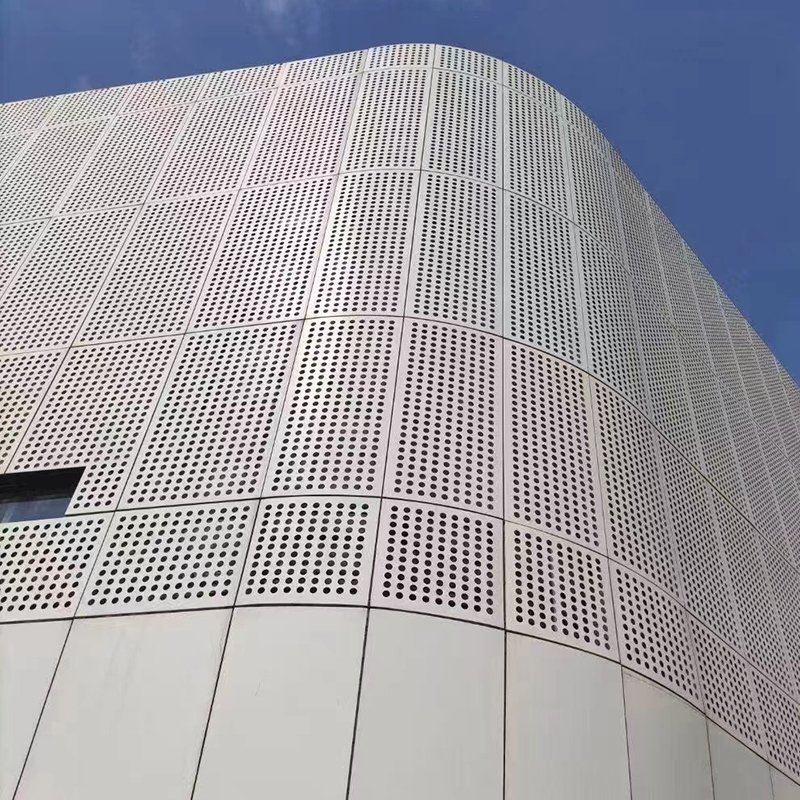 Q235 Stainless Steel Aluminum Ceiling Perforated Metal Mesh Filter outside Decorative Hole Shape Steel Wire Genre