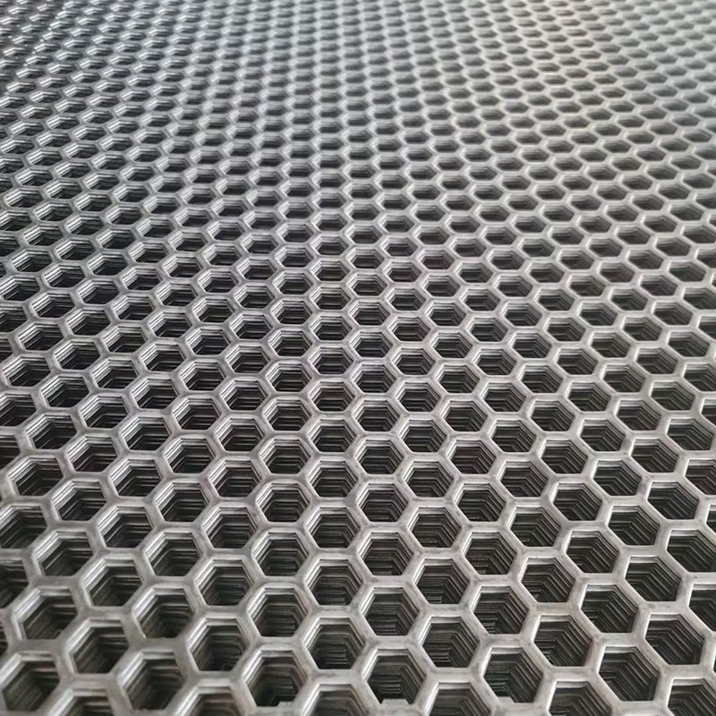 Q235 Stainless Steel Aluminum Ceiling Perforated Metal Mesh Filter outside Decorative Hole Shape Steel Wire Genre