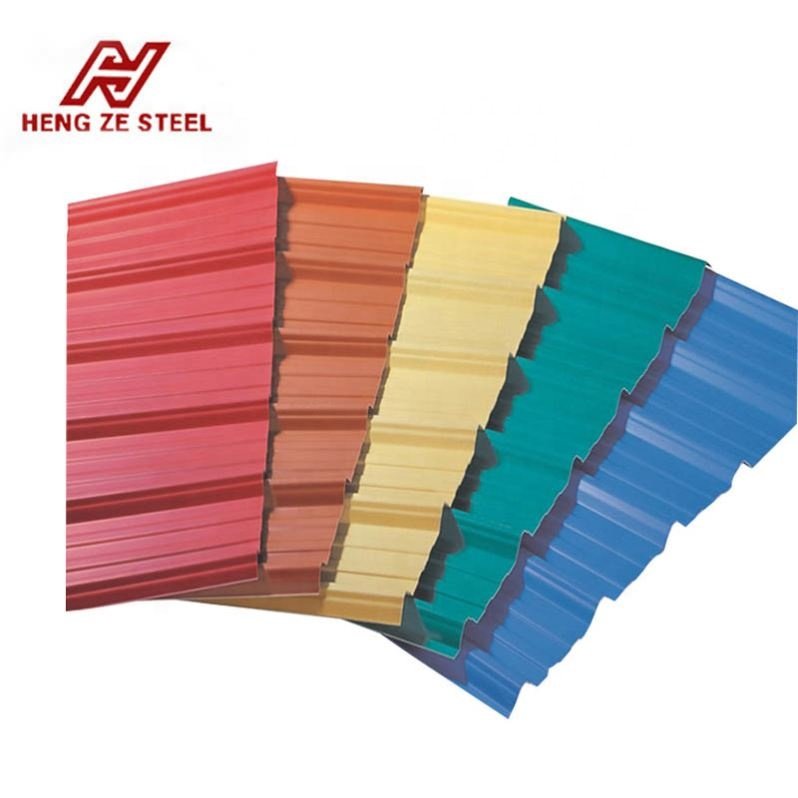Roofing Sheet Prefabricated Houses Zinc Corrugated Roofing in Sheet Metal Prices PPGI Steel ISO Cutting Steel Plate RAL Color CQ