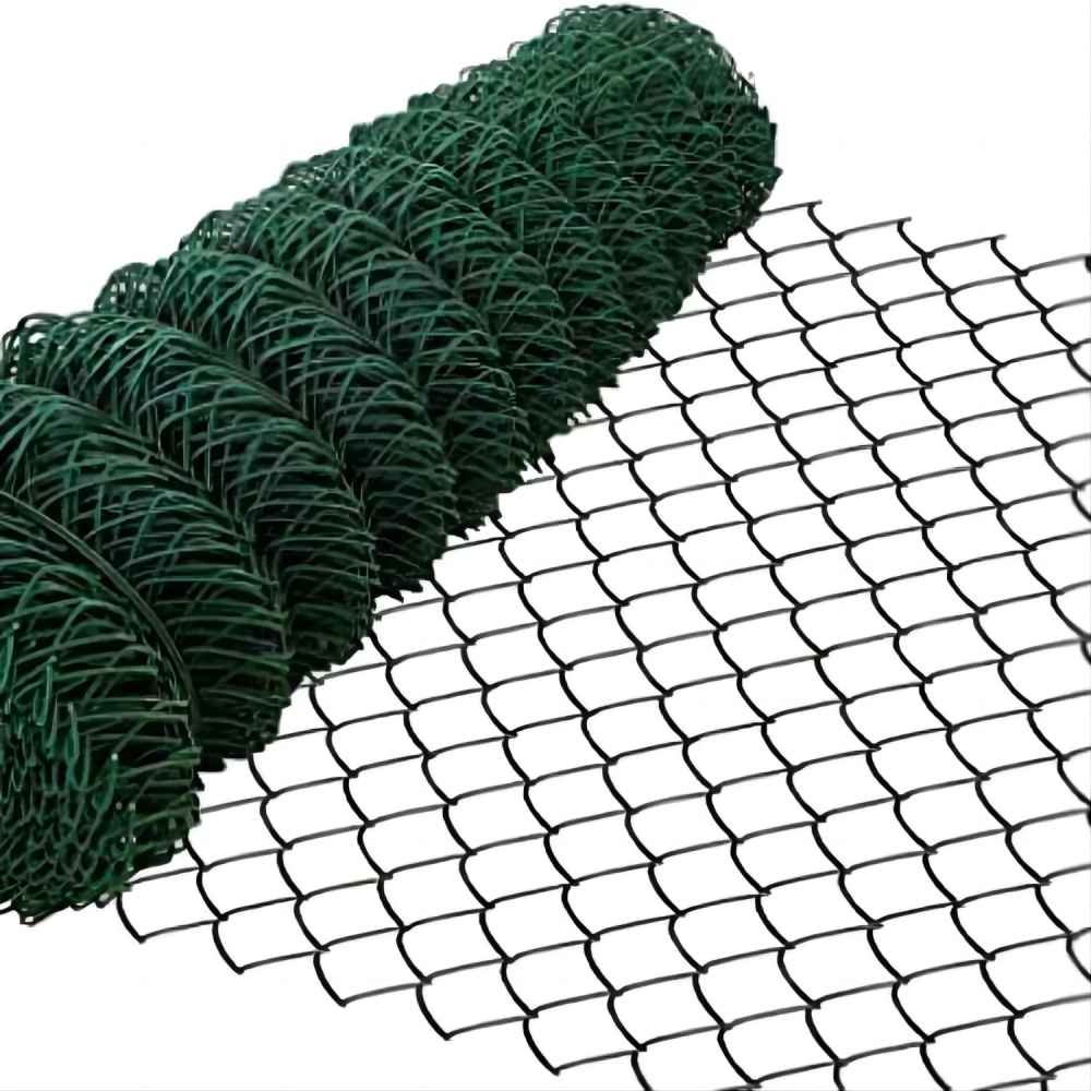 High Quality Galvanized Steel Wire Mesh PVC coated chain link fence hook flower net for playground gate