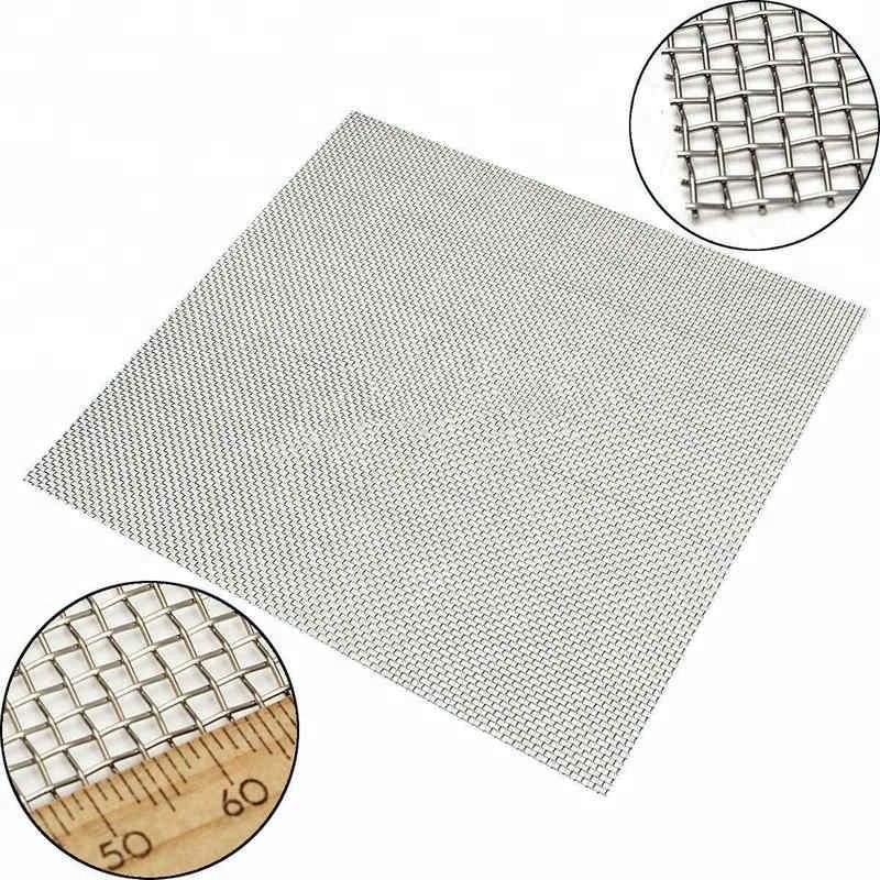 20 40 60 80 100 120 150 200 300 mesh 304 316 316l stainless steel wire woven screen mesh