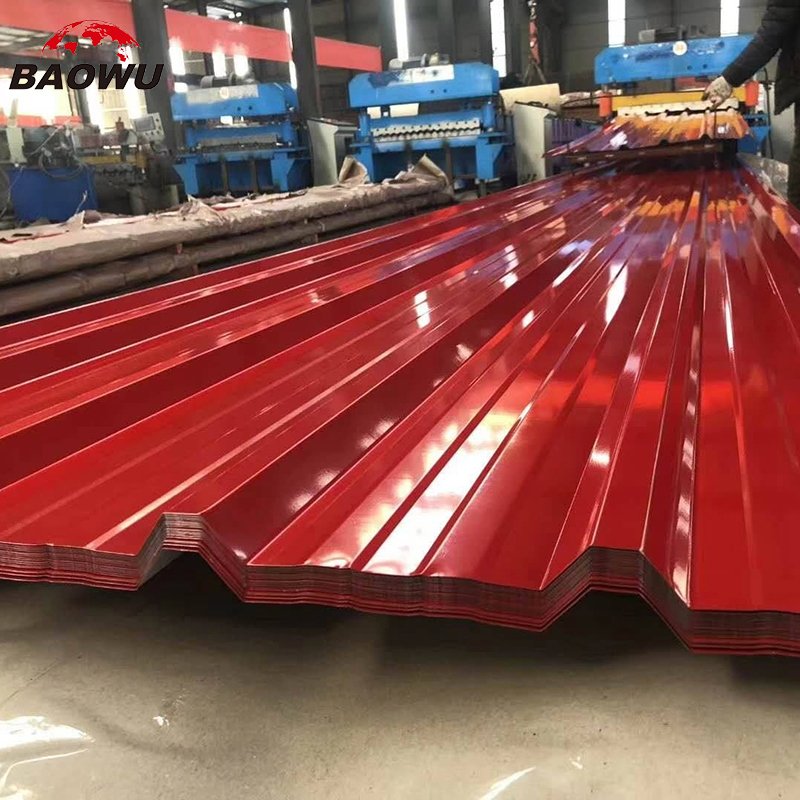 ppgi roofing sheet color coated steel sheet galvanized ppgl roof tiles for building