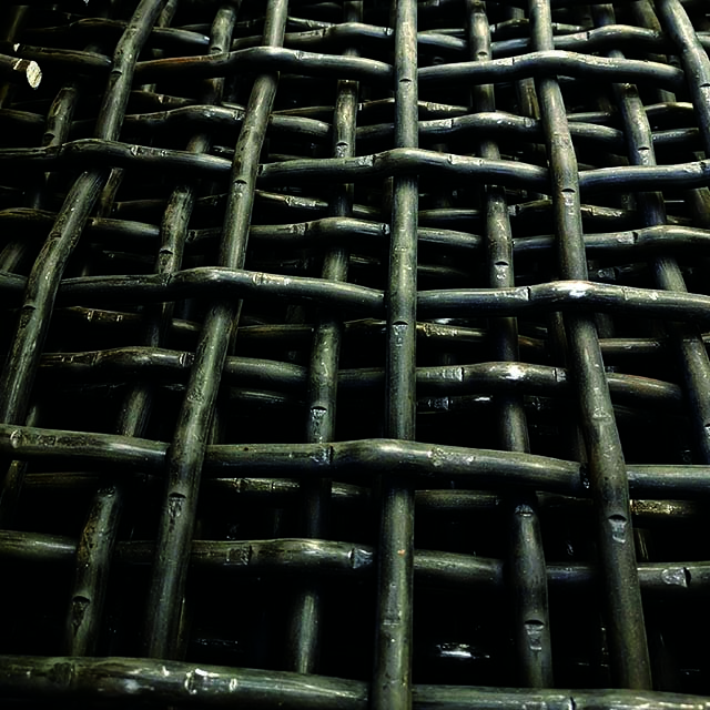 Manganese crimped crusher vibrating wire screen mesh for stone quarry