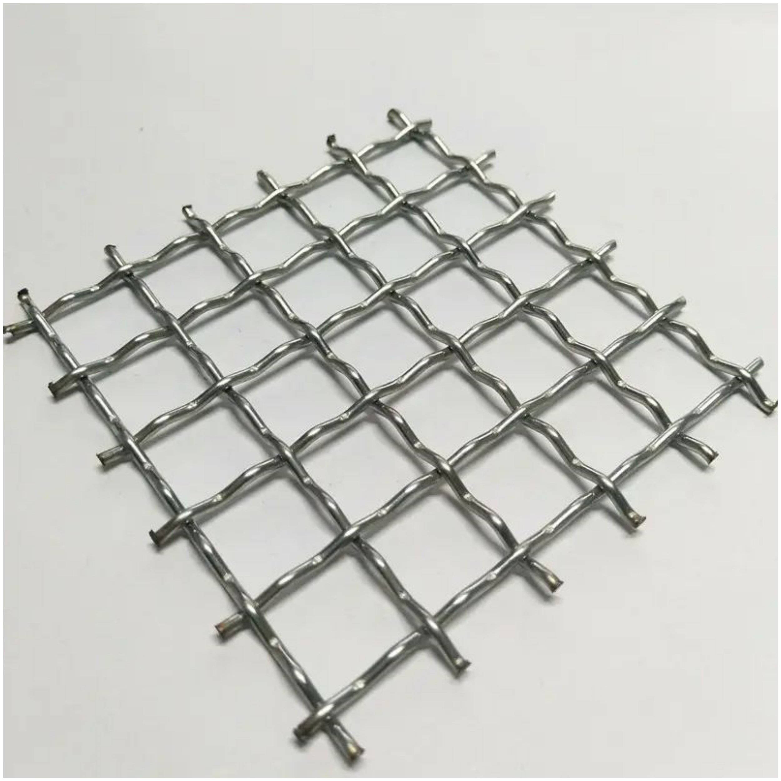 SS316 Crimped Woven Corrugated Wire Mesh Stainless Steel Crimped Woven Wire Mesh Embossed Weave Mesh