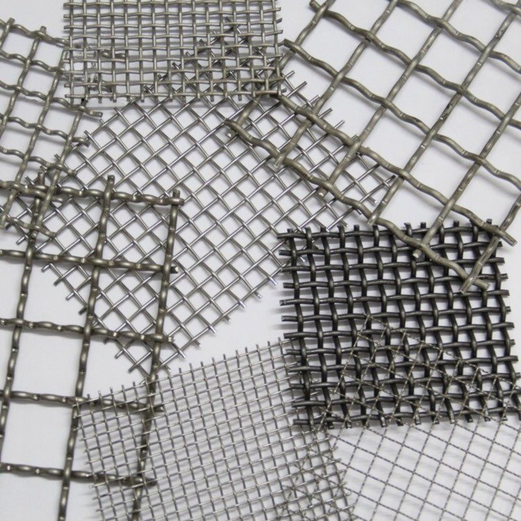 SS316 Crimped Woven Corrugated Wire Mesh Stainless Steel Crimped Woven Wire Mesh Embossed Weave Mesh