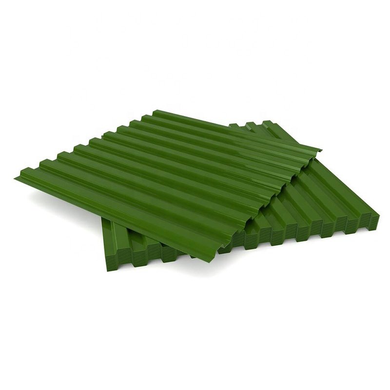 High quality customized color painted corrugated steel roofing sheets on stocks for sale