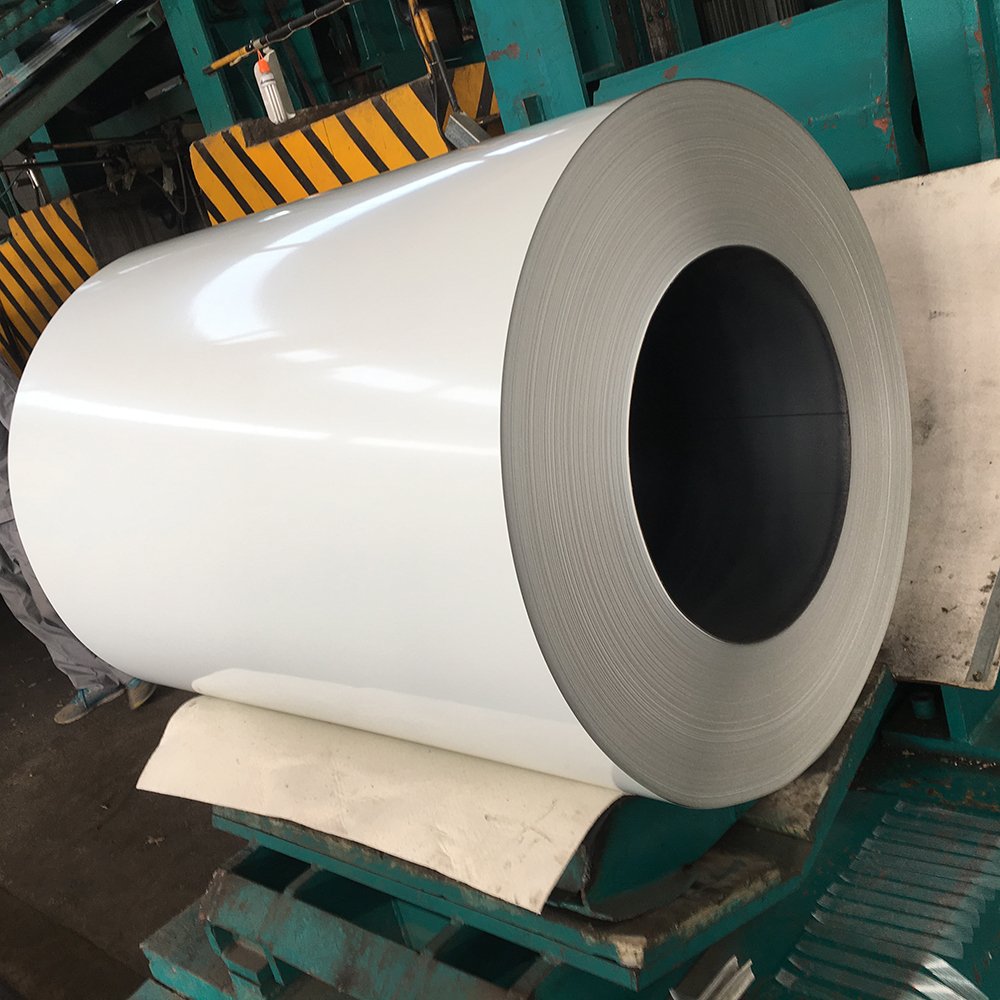 Chinese manufacturer of high quality 0.45 ral 9016 am150 hot dip color prepainted galvanized steel coil ppgi