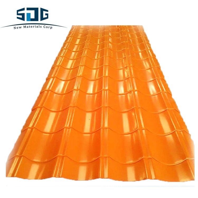 DX51D Z275 Z350 Roof sheet GI / PPGI / PPGL color coated galvanized steel roof sheet