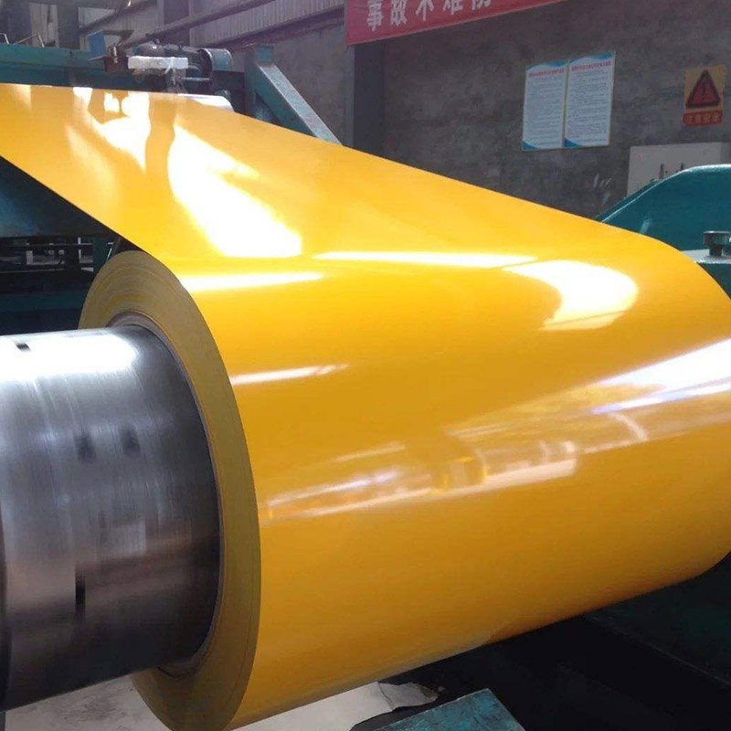 Cheap price building warehouse raw material ISO9001 color coated steel coil pre painted PPGI coil