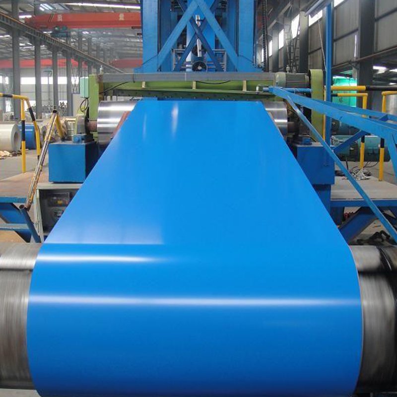 Cheap price building warehouse raw material ISO9001 color coated steel coil pre painted PPGI coil