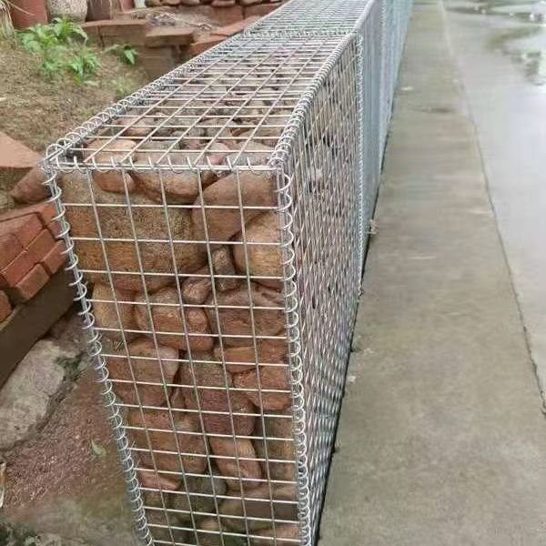 High Quality Steel Wire Mesh Landscape Stone Cage Net Metal Stainless Galvanized Finish Perforated Technique Welding Processing