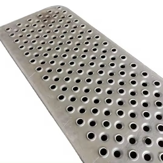 Anti-Skid Walkway Safety Plate Aluminum Perforated Metal with Steel Wire Mesh Ramp Deck Grating