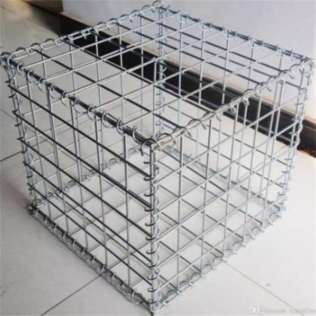 Heavy Galvanized 2x1x1 Boundary Wall Gabion Planter Basket Welded Stone Basket for Garden Steel Wire Mesh