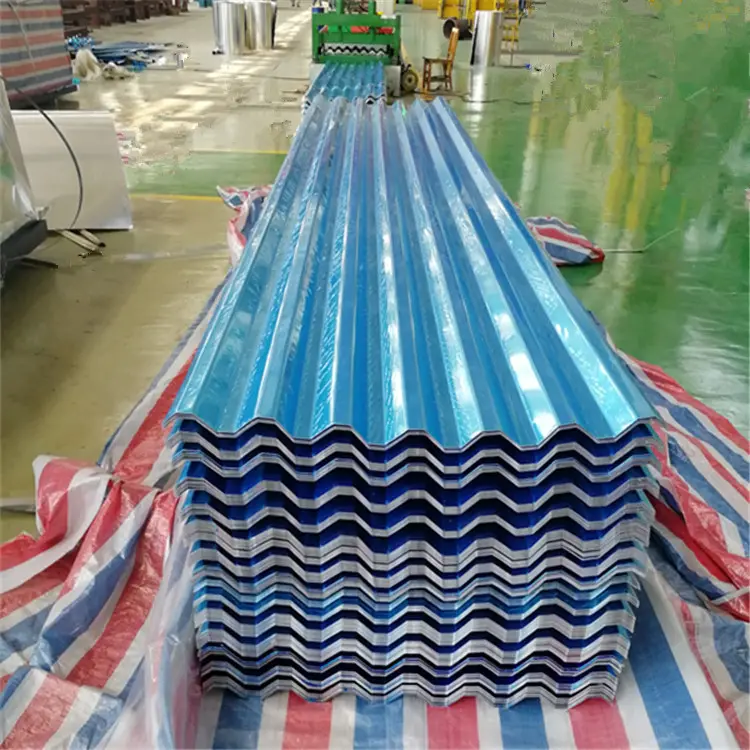 High Strength Prepainted Galvanized Steel Corrugated Roofing Sheets Customized Size Plate Panel