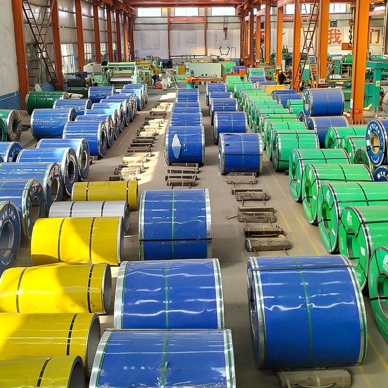 China Manufacture Prepainted Ppgi Color Coated Steel Coil Galvanized Steel Coils