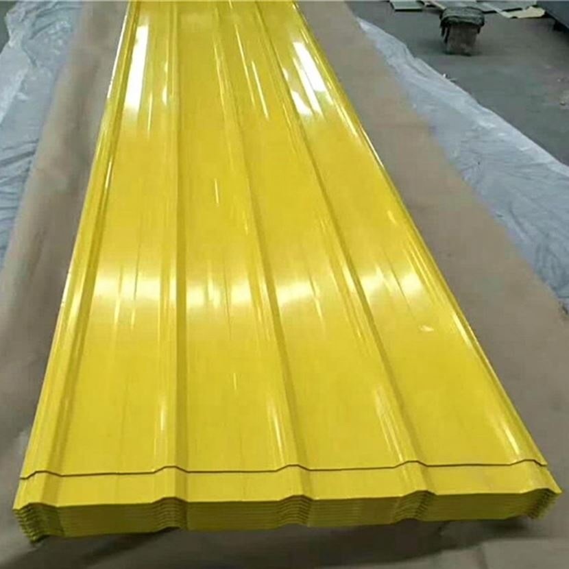 High quality color galvanized zinc coated corrugated metal steel roof sheet roofing tile