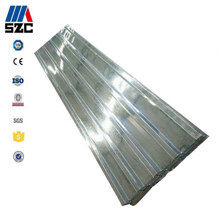 SGCC 0.14mm GI galvanized corrugated steel metal roofing tile sheet
