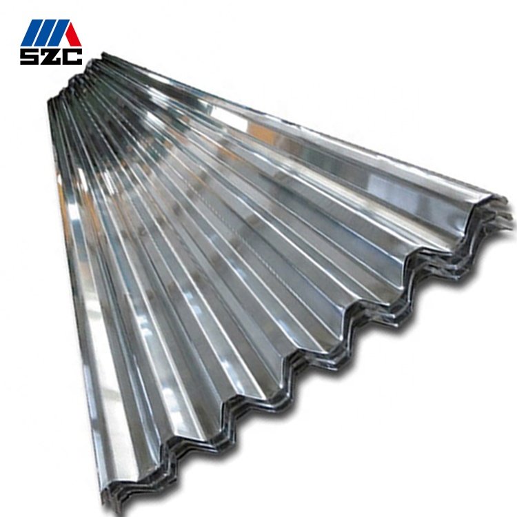 SGCC 0.14mm GI galvanized corrugated steel metal roofing tile sheet